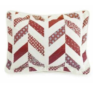 NWOT Mainstays Ombre Chevron 100% Polyester KING Pillow Sham One